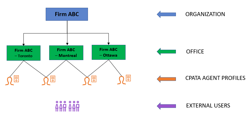 Figure 1: Structure de l'entreprise ABC
