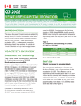 Cover of the Venture Capital Monitor - Q3 2008 issue